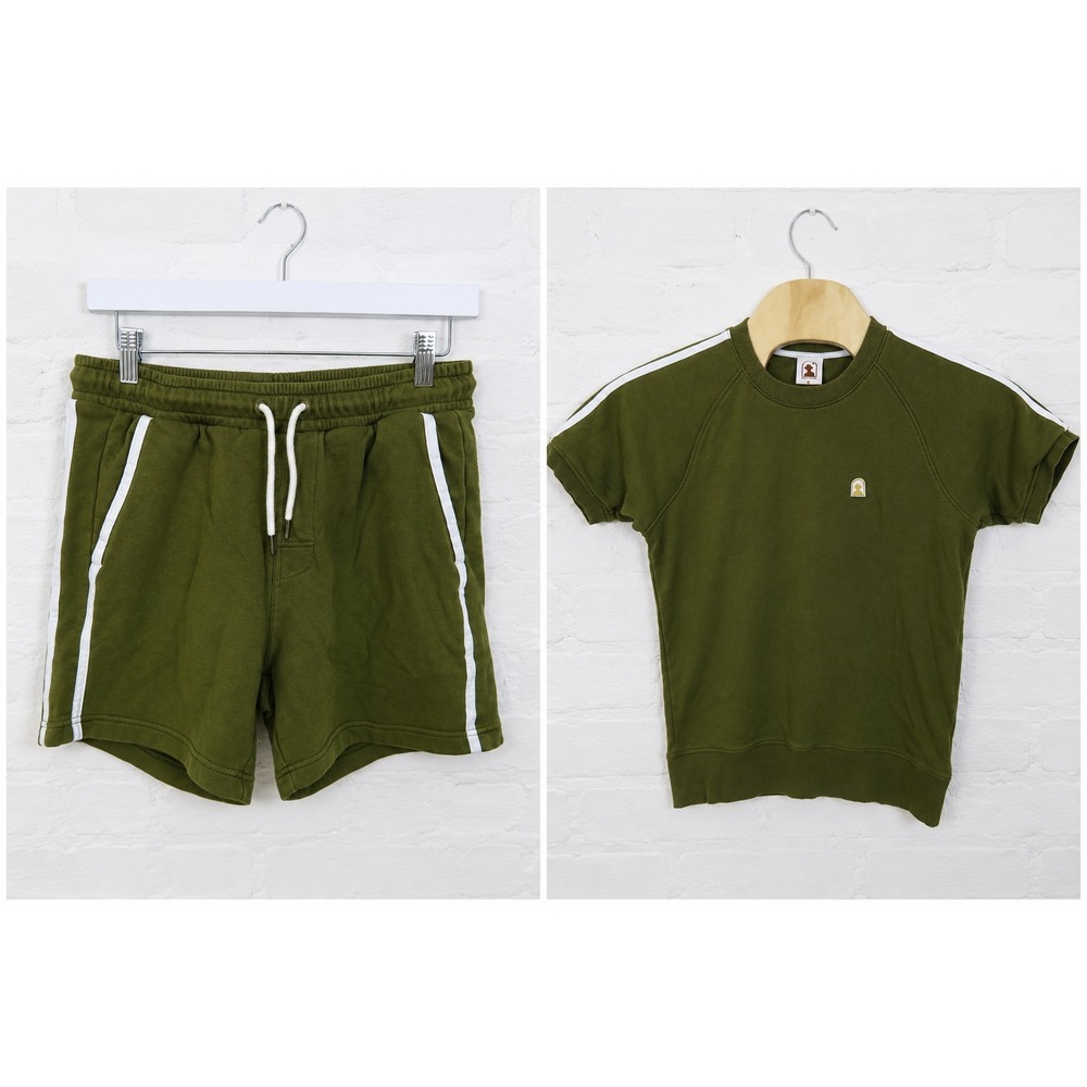 Dandy Del Mar Marseille French Terry Pullover & Shorts Set Mens Small Lounge